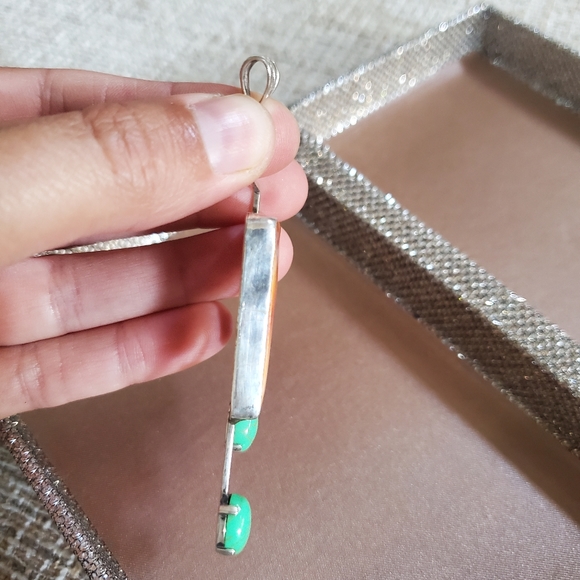 Sterling Artisan Gemstone Pendant - Picture 4 of 8